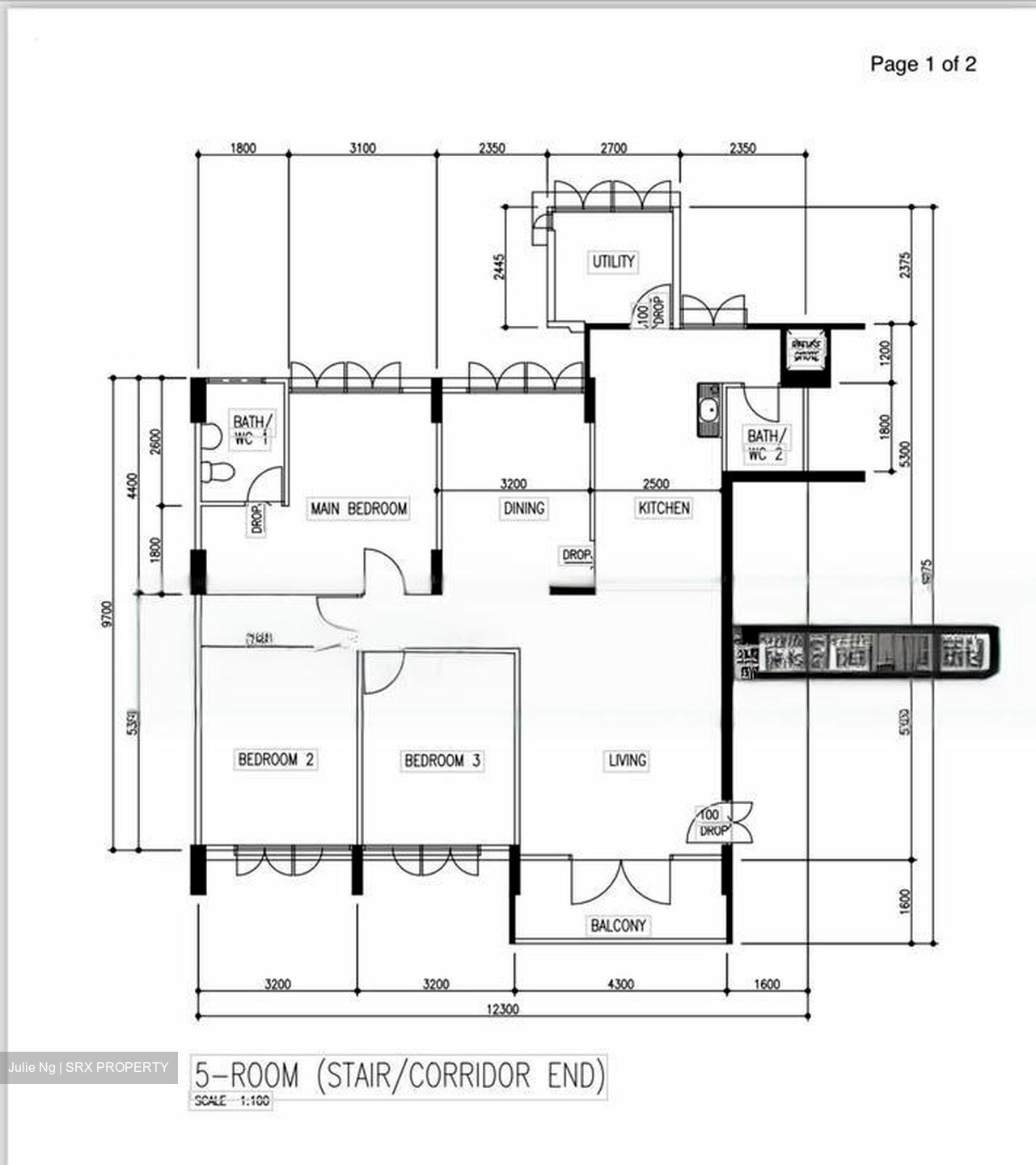 Blk 305 Teck Ghee Vista (Ang Mo Kio), HDB 5 Rooms #425667251